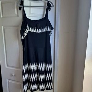 Black and White Women's Dress